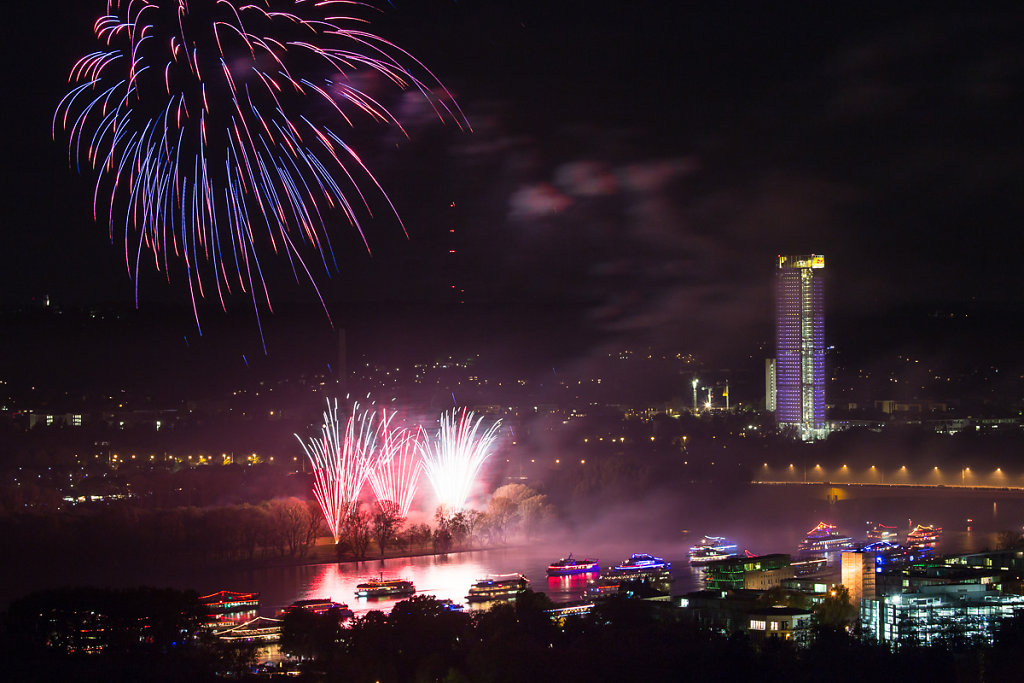 Rhein in Flammen 2015 in Bonn